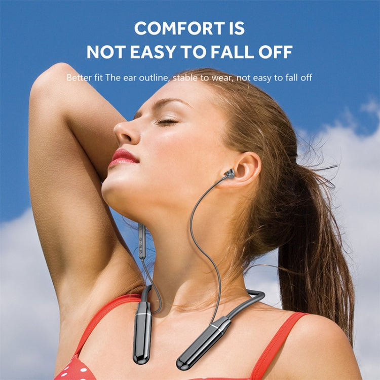 Écouteurs Bluetooth sans fil A10 Bluetooth 5.0 pour le sport, montés sur le cou